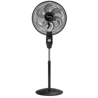 Ventilador de Coluna Mallory 126W 40cm 6 Pás Preto e Grafite Éolo 110V