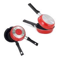 Frigideira Dupla Antiaderente Com Cabo De Baquelite Cor:vermelha - 3