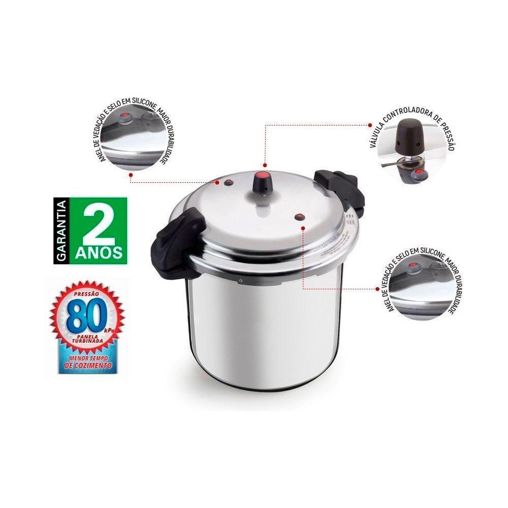 Panela Pressão 20l Profissional Com Fechamento Externo - 3