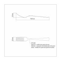 Jogo 12 Garfos De Mesa Tramontina Oslo Em Aço Inox - 2