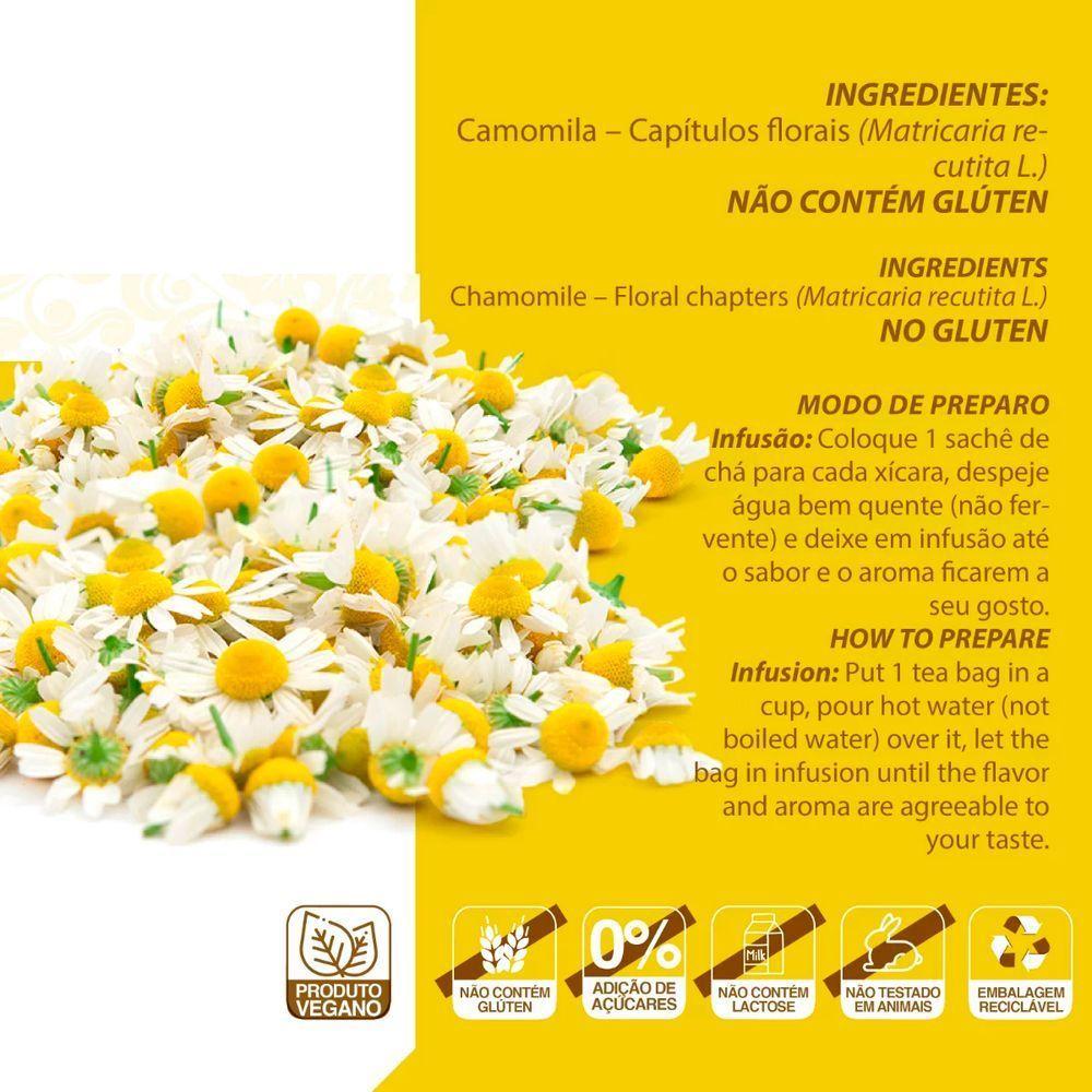 Chá Camomila Clinic Mais 10 Sachês 10g - 2