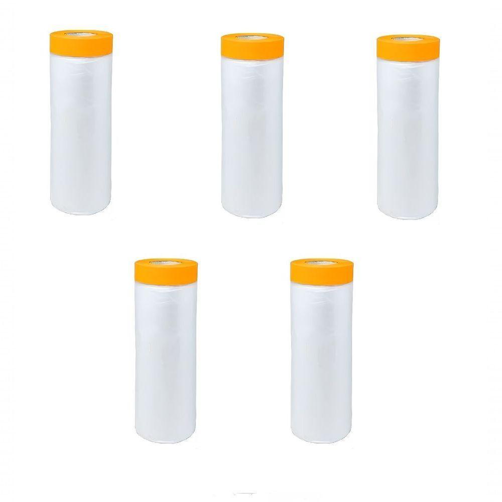 Kit 5 Filme Eletrostático Para Mascaramento C-fita 1,50x20m - 3