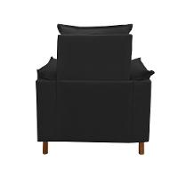 Poltrona De Amamentação Com Puff Isabella Bellamado Cor:preto - 2