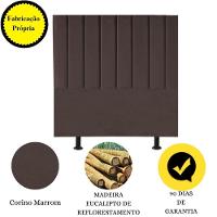 Cabeceira De Cama Solteiro Box 90 Cm Karla Corino Cor:marrom - 3