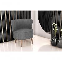 Poltrona Decorativa Savana 1 Lugar Boucle Cinza Matrix - 2