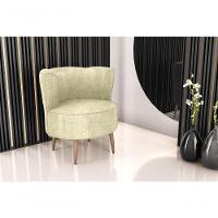 Poltrona Decorativa Savana 1 Lugar Boucle Bege Matrix - 2