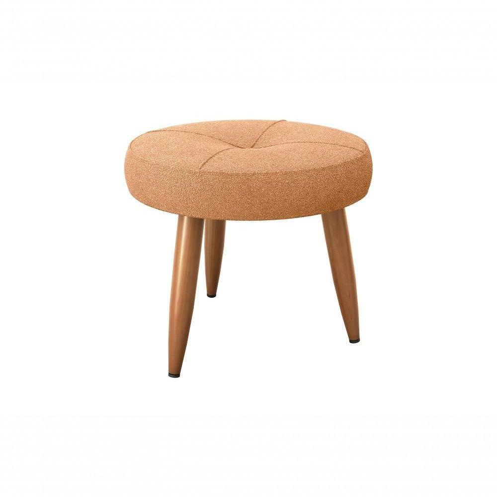 Kit Poltrona Decorativa Sala + Puff Havana Matrix Mostarda - 5