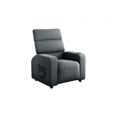 Poltrona Do Papai Reclinável Pulse Porta-Copos Cinza Matrix