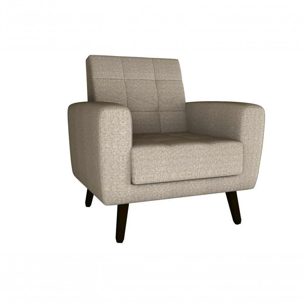 Poltrona Cadeira Sala Decorativa Recepção Livia Matrix Millenium - 1