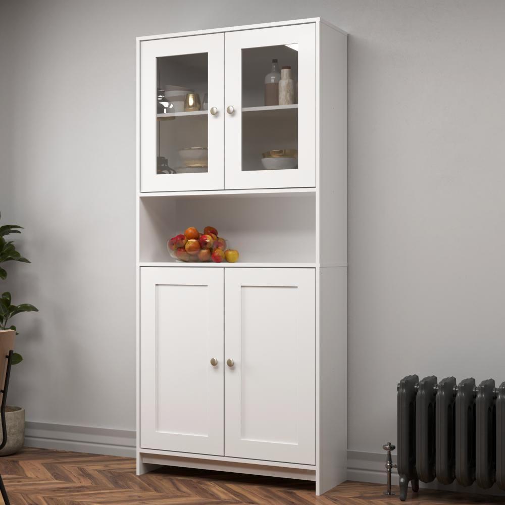 Armário De Cozinha 4 Portas Ac4005 Branco Decibal - 1