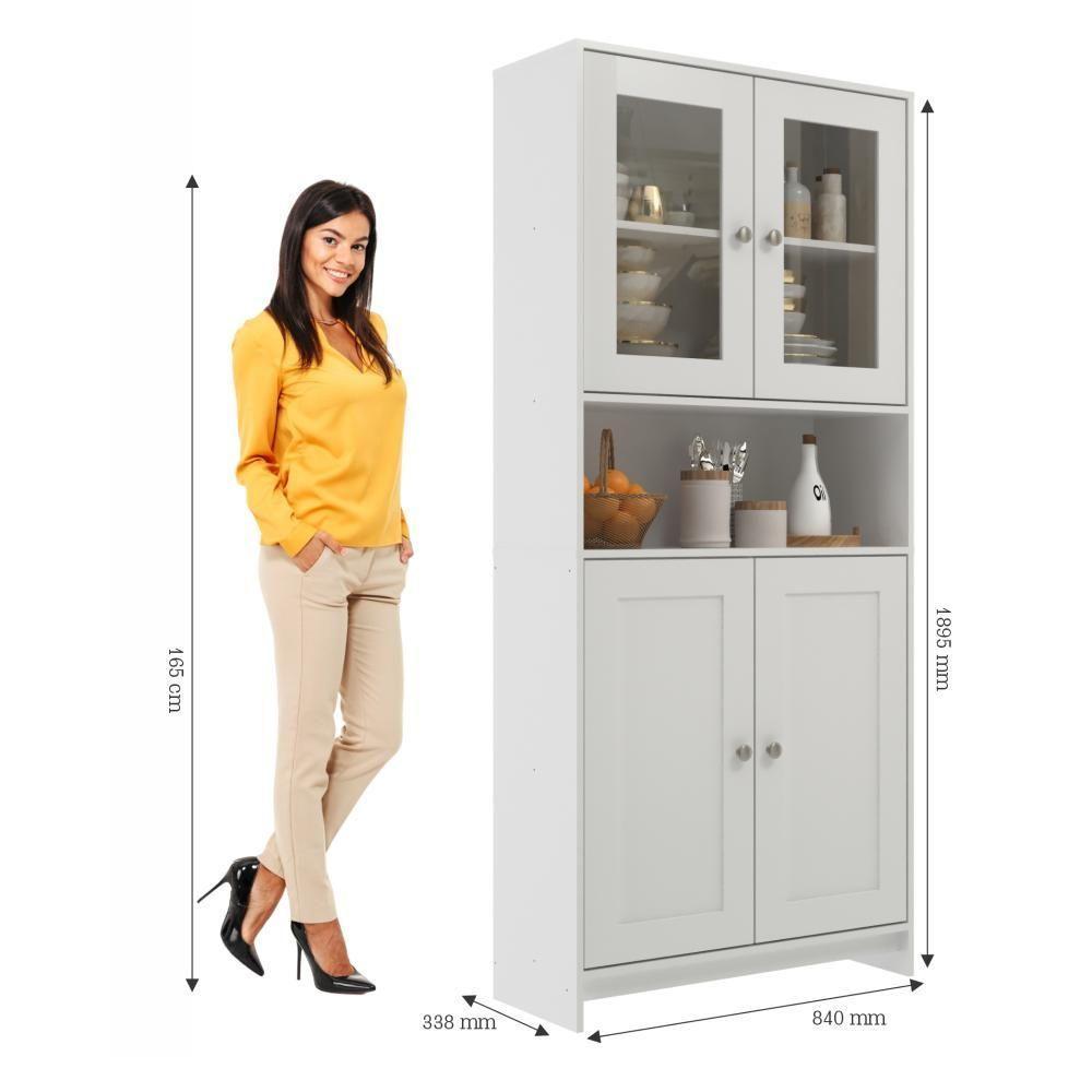 Armário De Cozinha 4 Portas Ac4005 Branco Decibal - 2