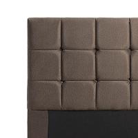 Cabeceira Julia 1,40 Casal Veludo Shop Das Cabeceiras Chocolate - 2