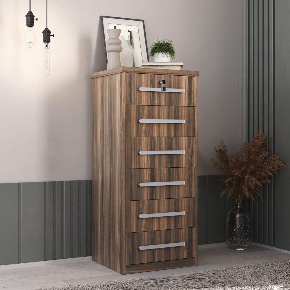 Cômoda 6 Gavetas Com Fechadura 1343 Ilan San Remo - 4