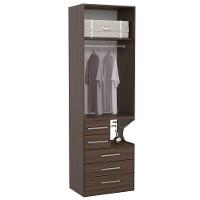 Guarda-roupa De 2 Portas Com Mesa De Cabeceira 1224 Esquerdo San Remo - 4