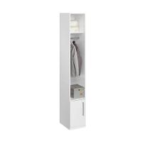 Guarda-roupa De 1 Porta Com Sapateira 1233 Esquerdo Branco - 4