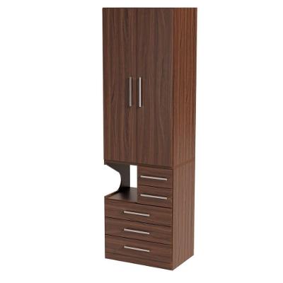 Guarda-roupa De 2 Portas Com Mesa De Cabeceira 1224 Direito San Remo