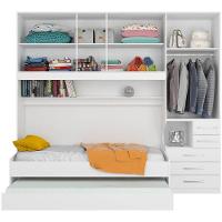 Dormitório De Solteiro Transversal 1326 Direito Branco - 6