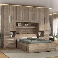 Dormitório De Casal Completo 1223 Castanho - 8