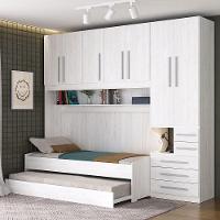 Dormitório De Solteiro Transversal 1326 Direito Carvalho Claro - 8