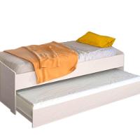 Dormitório De Solteiro Transversal 1326 Direito Carvalho Claro - 9