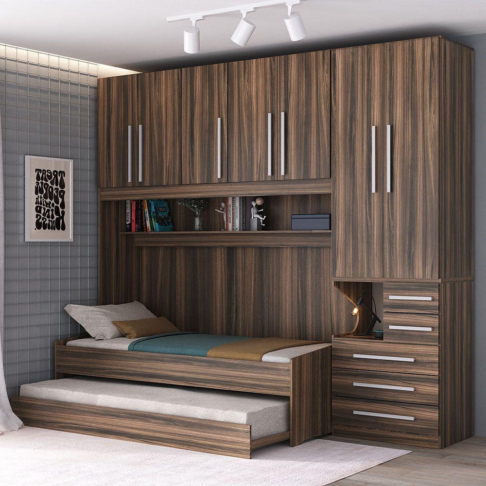 Dormitório De Solteiro Transversal Sem Cama 1326s Direito San Remo - 6