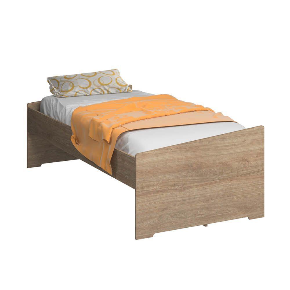 Dormitório De Solteiro Transversal 1326 Direito Castanho - 4