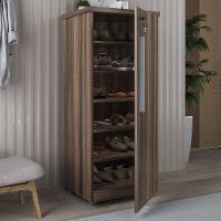 Sapateira 1 Porta Com Fechadura 5 Prateleiras 1421 Ilan San Remo - 1