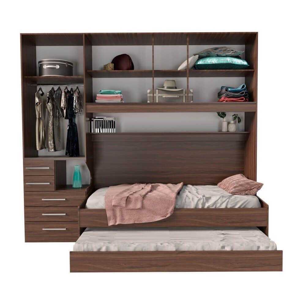 Dormitório De Solteiro Transversal Sem Cama 1326s Esquerdo San Remo - 4