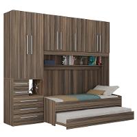 Dormitório De Solteiro Transversal Sem Cama 1326s Esquerdo San Remo - 1