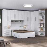 Dormitório Queen Size Completo 1344 Carvalho Claro - 7