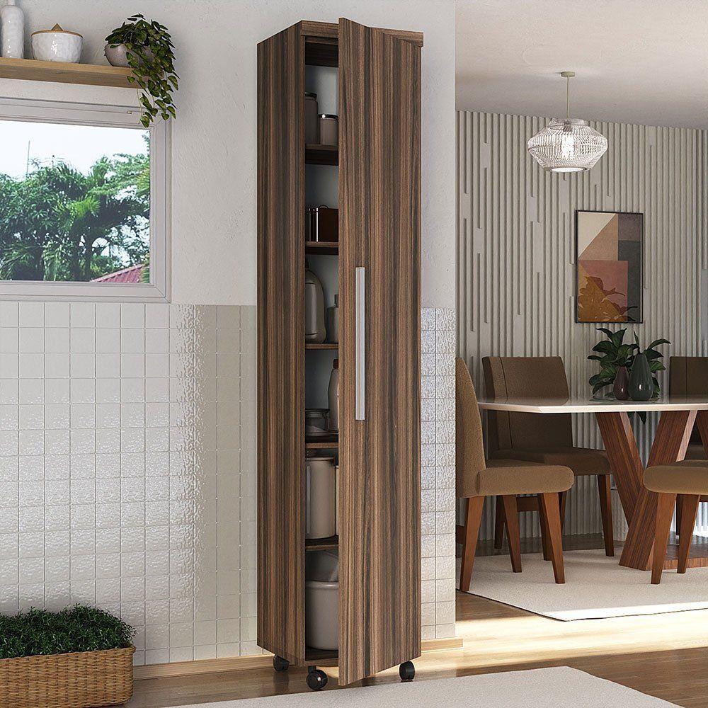 Armário Multiuso 1 Porta Com 5 Prateleiras 1402 Ilan San Remo - 1