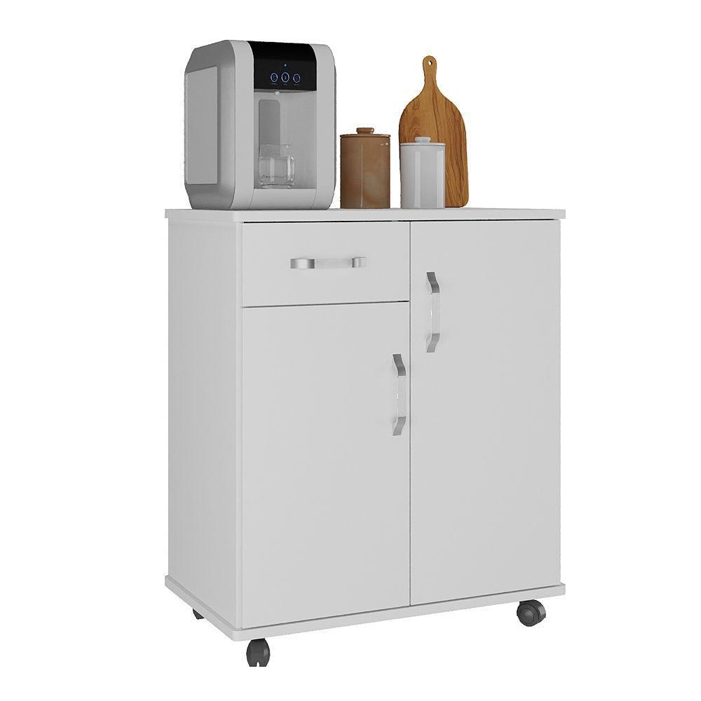 Balcão 2 Portas 1 Gaveta 1356 Ilan Branco - 1