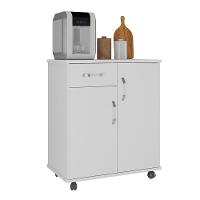 Balcão 2 Portas 1 Gaveta 1356 Ilan Branco - 1