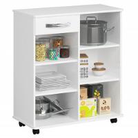 Balcão 2 Portas 1 Gaveta 1356 Ilan Branco - 5