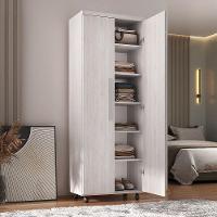 Armário Multiuso 2 Portas Com 5 Prateleiras 1305 Ilan Carvalho Claro - 2