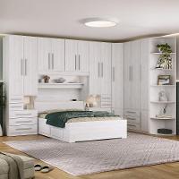 Dormitório Queen Size Sem Cama1222s Carvalho Claro - 1