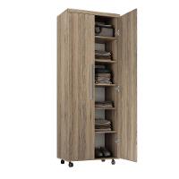 Armário Multiuso 2 Portas Com 5 Prateleiras 1305 Ilan Castanho - 1