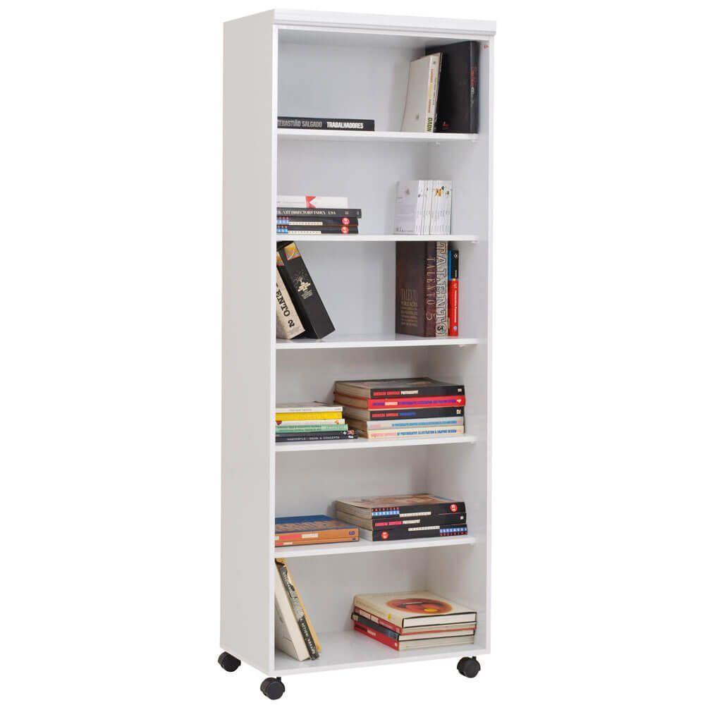 Armário Multiuso 2 Portas Com 5 Prateleiras 1305 Ilan Branco - 3