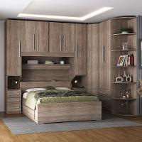 Dormitório Queen Size Completo 1219 Castanho