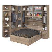 Dormitório Queen Size Completo 1219 Castanho - 7