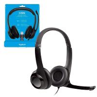 Headset Logitech H390, Usb, Redução De Ruídos, Preto - 1