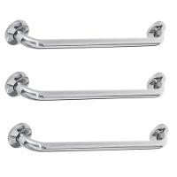 Alça De Apoio Barra 40cm Kit 3 Unidades Inox Cadeirante Deficiente Idoso Acessibilidade Banheiro - 1