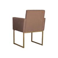 Conjunto 02 Poltronas Para Recepção E Sala Klara Suede Cappuccino - 2