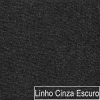 Poltrona Decorativa Sala De Estar Recepção Mavie Base De Ferro Preto Linho Adj Decor Cinza Escuro - 7