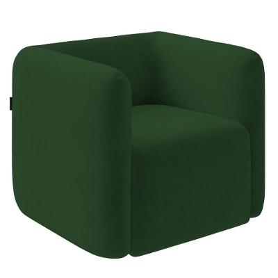 Poltrona Para Sala De Estar Decorativa Kit Com 2 Maggie K04 Veludo Verde Mpozenato