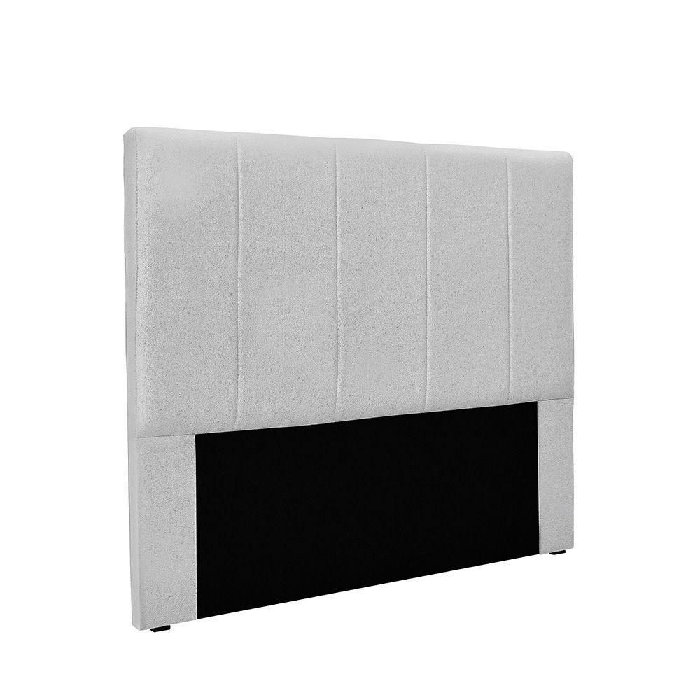 Cabeceira Cama Box King 195 Cm Arizona Linho S04 - D'rossi Cor Grigio - 1