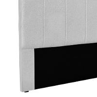 Cabeceira Cama Box King 195 Cm Arizona Linho S04 - D'rossi Cor Grigio - 2