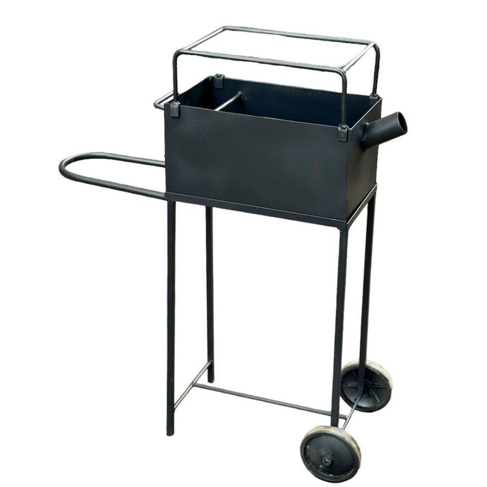 Fogão E Churrasqueira 2 Bocas 22x60x40cm - 3