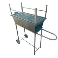 Fogão E Churrasqueira 3 Bocas Com Redução De Ferro Fundido 25x60x60cm - 2