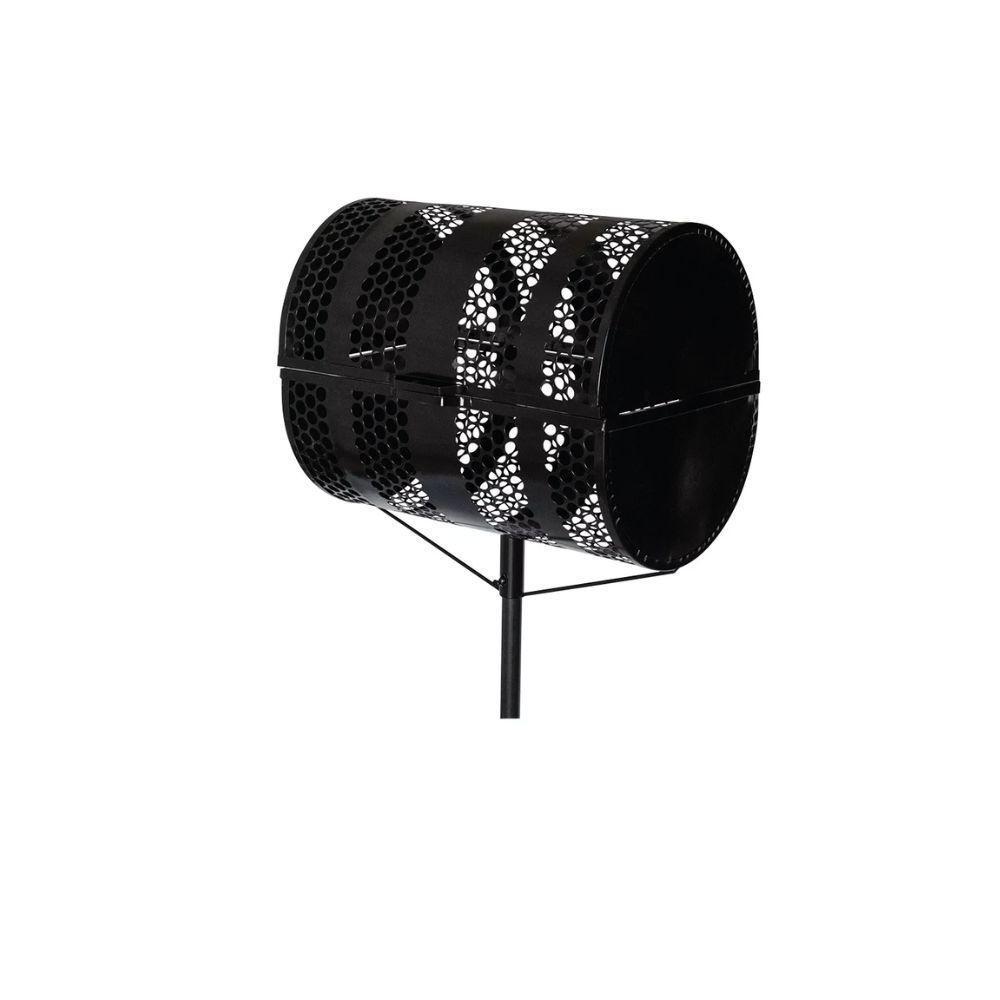 Lixeira De Rua Com Tampa Para Calçada Passeio 50cm Abaulada 50x50x60cm - 3